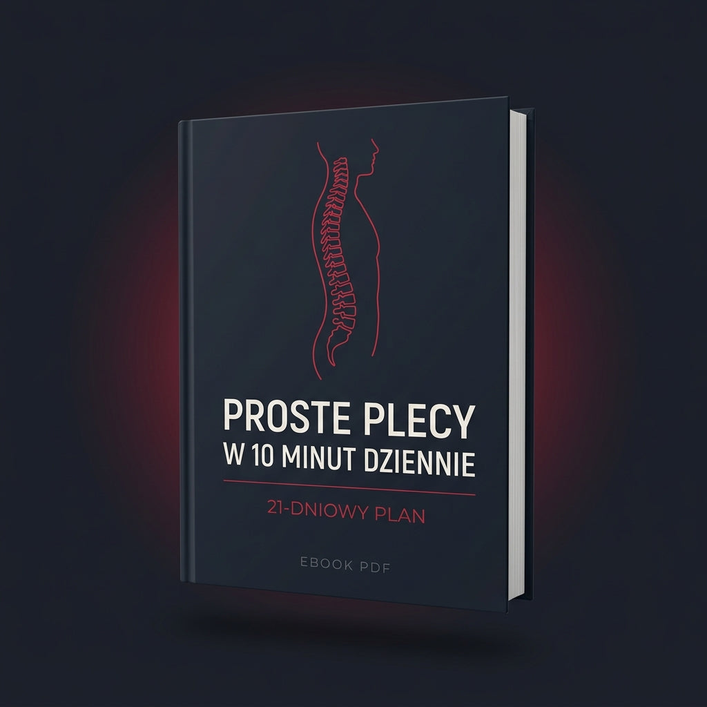 Okładka ebooka Proste plecy w 10 minut dziennie — 21-dniowy plan ćwiczeń na kręgosłup